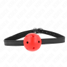 Kink - mordaza de bola 4.5 cm transpirable simplicity rojo 62 x 1.5 cm - 1