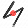 Kink - mordaza de bola 4.5 cm transpirable simplicity rojo 62 x 1.5 cm - 2