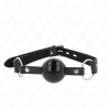 Kink - mordaza de bola 4 cm tpe con candado negro 60 x 2 cm - 1