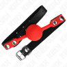 Kink - mordaza de bola 4 cm de silicona roja 60 x 2 cm - 1