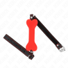 Kink - mordaza de hueso 12 cm rojo 63 x 2 cm - 1