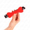 Kink - mordaza de hueso 12 cm rojo 63 x 2 cm - 2