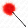 Kink - plumas para cosquillas rojo usado para el kit bondage 27 cm - 2