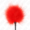 Kink - plumas para cosquillas rojo usado para el kit bondage 27 cm - 3