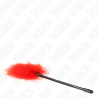 Kink - plumas para cosquillas rojo usado para el kit bondage 27 cm - 4