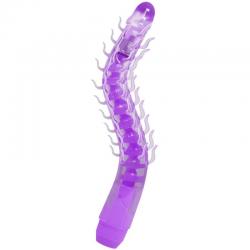 Flexi vibe sensual spine bendable vibrating dildo lila 23.5 cm