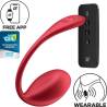 Satisfyer - shiny petal estimulador punto g control remoto rojo app gratuita - 1