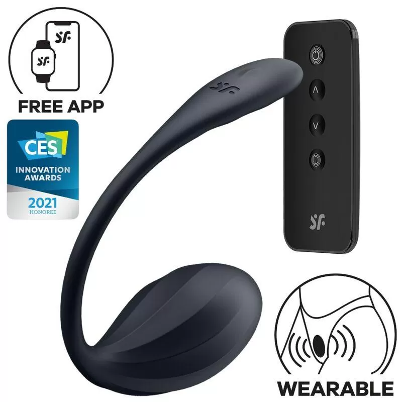 Satisfyer - ribbed petal estimulador punto g control remoto negro app gratuita Satisfyer - ribbed petal estimulador punto g control remoto negro app gratuita