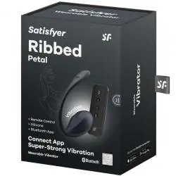 Satisfyer - ribbed petal estimulador punto g control remoto negro app gratuita Satisfyer - ribbed petal estimulador punto g control remoto negro app gratuita