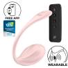 Satisfyer Ribbed Petal rosa con su mando y la app