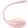 Satisfyer Ribbed Petal rosa con la curva para llevar puesto
