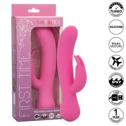 Calexotics - first time vibrador rabbit recargable rosa