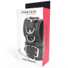 Darkness  esposas cuero ajustables negro - 6