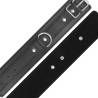 Darkness  esposas ajustables negro con doble cinta refuerzo - 5