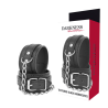 Dark ness  esposas leather color negro - 2