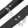 Dark ness  esposas leather color negro - 3