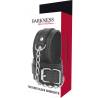 Dark ness  esposas leather color negro - 5