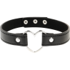 Coquette collar cuero vegano accesorio woman corazón - 3