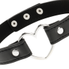 Coquette collar cuero vegano accesorio woman corazón - 4