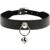 Coquette collar cuero vegano woman accesorio cascabel - 3