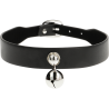 Coquette collar cuero vegano accesorio woman cascabel - 3
