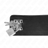 Kink - collar con correa 65 cm ancho negro ajustable 33.5-41 cm x 5 cm - 6