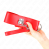 Kink - collar con correa 65 cm ancho rojo ajustable 33.5-41 cm x 5 cm - 4
