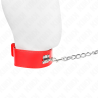 Kink - collar con correa 65 cm ancho rojo ajustable 33.5-41 cm x 5 cm - 5