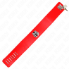 Kink - collar con correa 65 cm ancho rojo ajustable 33.5-41 cm x 5 cm - 6