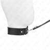 Kink - collar con correa 116 cm fino negro ajustable 32-50 cm x 8 cm - 5