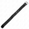 Kink - collar con correa 116 cm fino negro ajustable 32-50 cm x 8 cm - 6