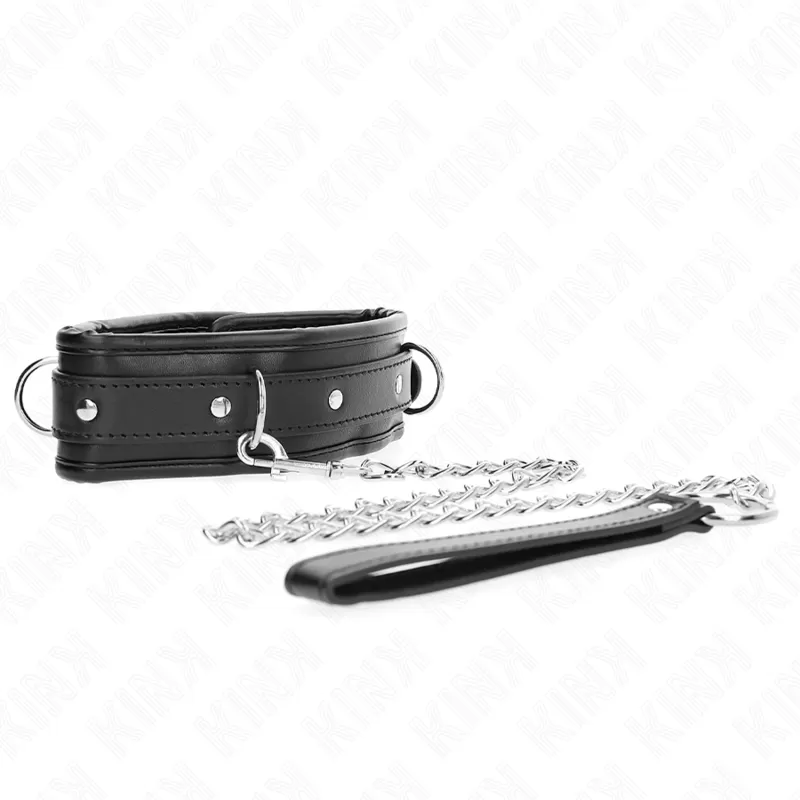 Kink - collar con correa 65 cm pesado modelo 1 ajustable 36.5-50 cm