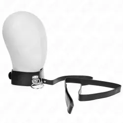 Kink - collar con correa 116 cm con tachuelas correa polipiel 50 x 5 cm