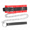 Kink - collar con correa 65 cm rojo 54 x 4.5 cm - 5
