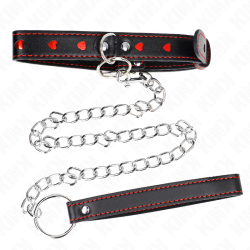 Kink - collar con correa 65 cm detalles corazon 52.5 x 2.5 cm - - 4