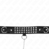 Kink - collar con correa 65 cm con brillos ajustable 37-42 cm x 5.3 cm - 5