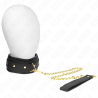 Kink - collar con correa esponja imitacion cuero modelo 1 ajustable 37-54 cm x 3 cm - 1