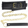 Kink - collar con correa esponja imitacion cuero modelo 1 ajustable 37-54 cm x 3 cm - 3