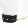 Kink - collar con correa esponja imitacion cuero modelo 1 ajustable 37-54 cm x 3 cm - 4