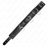 Kink - collar con correa 80 cm esclavitud 3 anillos 53 x 5 cm - 6
