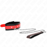 Kink - collar con correa 65 cm rojo ajustable 36-43 cm x 5 cm - 2