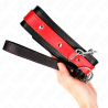 Kink - collar con correa 65 cm rojo ajustable 36-43 cm x 5 cm - 4