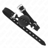 Kink - mordaza 55 x 2 cm de bola 4.5 cm de silicona completa talla m negro ajustable 35-51 cm - 3