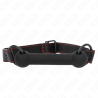 Kink - mordaza forma de hueso con correa polipiel negro ajustable 41-57 cm - 1