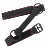 Kink - mordaza forma de hueso con correa polipiel negro ajustable 41-57 cm - 2