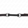 Kink - mordaza forma de hueso con correa polipiel negro ajustable 41-57 cm - 3