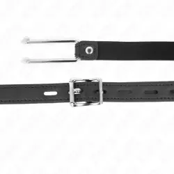 Kink - mordaza gancho de metal 11.5 cm con correa de polipiel ajustable 39-58 cm x 2 cm Kink - mordaza gancho de metal 11.5 cm con correa de polipiel ajustable 39-58 cm x 2 cm