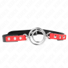 Kink - mordaza con multiples juntas toricas 4 / 4.8 cm rojo ajustable 38 x 56 cm - 1