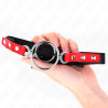 Kink - mordaza con multiples juntas toricas 4 / 4.8 cm rojo ajustable 38 x 56 cm - 3
