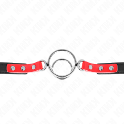 Kink - mordaza con multiples juntas toricas 4 / 4.8 cm rojo ajustable 38 x 56 cm - - 4